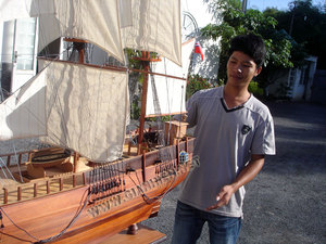 Modèle de navire en bois HMS BOUNTY - Artisanat du VIETNAM - Product Image 3