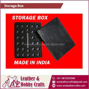 Premium <b>Leather</b> Craft Storage Box |Durable Organizer Case for Leatherworking <b>Tools</b> Accessories Supplies & Craft Storage Solution - Product Image 2