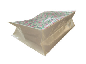 Elegante respetuoso con el medio ambiente PP tejido mango hombro cierre mediano bolsa de compras PMS Color hecho Vietnam diseño existente competitivo - Product Image 4