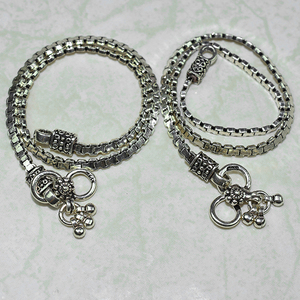 Tobilleras de Plata de Ley 925, joyería de plata 925, 925 - Product Image 2