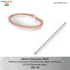 Pulsera de diamantes Envío gratis en compras superiores a $2000 Impuestos e impuestos de importación a cargo del cliente - Product Image 2