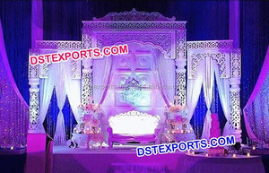 Escenario de Boda con Temática Occidental, Decoraciones para Escenarios de Bodas Asiáticas, Diseño de Escenario Asiático Mogul, Australia, Estados Unidos, Reino Unido, Irlanda - Product Image 2