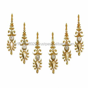 Adhesivo de tatuaje temporal de diseñador Indianbindi para novias - Product Image 2