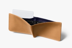 Sac à main court en cuir à fermeture ouverte de luxe pour hommes Portefeuille style habillé doublé en peau de vache pleine fleur - Product Image 3