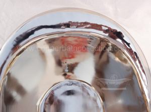 Baignoire design moderne Roll Top Bateau Bain à remous avec finition nickel-cuivre lisse et brillant Bain de trempage autoportant fabriqué en Inde - Product Image 6