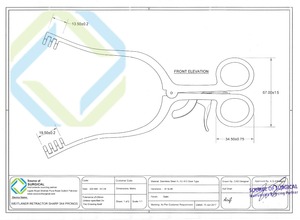 Weislander Best Quality <strong>Custom</strong> <strong>Logo</strong> Adson Basis Manual Retractor Self-Retaining Clamp Steel <strong>Surgical</strong> Instrument Wholesale - Product Image 3