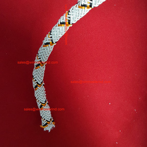 Cuerda trenzada ovalada de tejido, cuerda de polipropileno para dibujo - Product Image 4