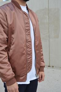 La última chaqueta de bombardero de cuero PU personalizada para hombres con tela de lona para invierno al aire libre | Cierre de cremallera - Product Image 5