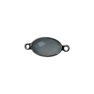 925 Argent Aqua Gemstone Charms Bijoux et composants - Product Image 1