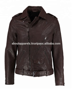 Nouveauté Vente en gros Veste de moto en cuir de vache pour homme Hiver Grande taille 2026 Vestes en cuir élégantes bon marché personnalisables - Product Image 4