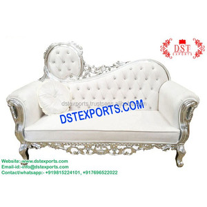 Stylish Two Seater Wedding <b>Stage</b> Furniture Modern Teak Wood Design for Wedding Events Easy Assembly - Product Image 4