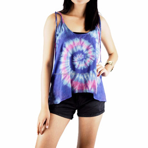 NAPAT Tiedye-Top Halter informal personalizado, diseño cómodo, estilo nacional - Product Image 1