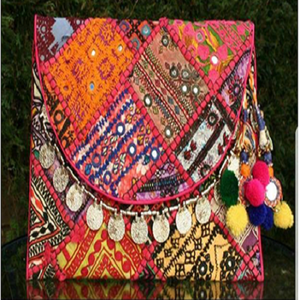 Stylish Banjara Traditional Handmade Embroidery Envelope Clutch <b>Purse</b> - Product Image 1