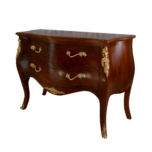 Meuble de salon intérieur en bois massif d'acajou de Bombay, Indonésie - Product Image 1