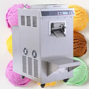 Commercial Italian Ice Cream Sorbet Making Batch Freezer Gelato Machine Hard Ice Cream Machine