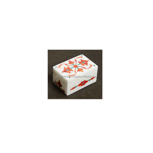 Hermosas Cajas de Joyería Hechas a Mano con Incrustaciones de Mármol - Product Image 1