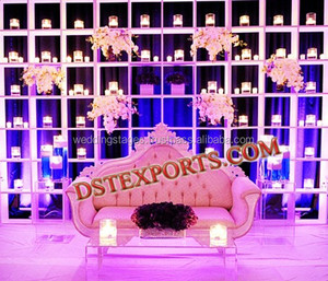 Mandap งานแต่งงานของชาวอินเดีย,ฉากหลังมะราบสำหรับเวทีวอลิมาพิธี Mehndi แบบอินเดีย - Product Image 5