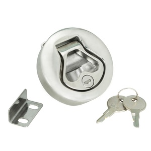 Loquet de porte de bateau marin en acier inoxydable LM-330, trou rond de 50 mm, loquet à levier encastré, loquet à fermeture automatique Southco M1 - Product Image 1