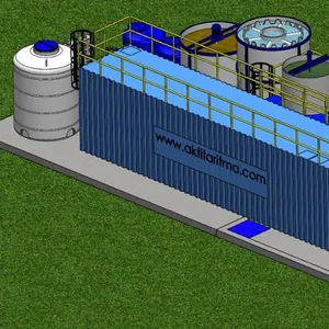 Hospital Wastewater Treatment Plant WWTP W/ MBBR