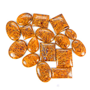 Venta al por mayor 16 piezas Natural Mariam Jasper cabujón suelto 71,00 Gms piedras preciosas en forma libre mezcla forma - Product Image 2