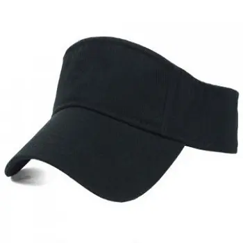 Pare-soleil unisexe imperméable, noir, casquette de protection respirante