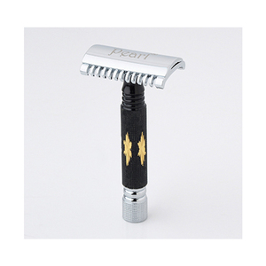 Nueva Navaja de Seguridad de Doble Filo Madhav Metal Platinum-91D de Acero Inoxidable para Uso Facial - Product Image 1