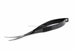 Delta Med Surgical 160mm Noir Ciseaux à ressort Outil de nettoyage en métal de forme droite pour aquariums et aquariums - Product Image 4