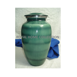 Urn métallique en laiton, pièces, décor de couronnes naturelles, en aluminium rose, bon marché, fournitures commémorales, cérémonies - Product Image 4