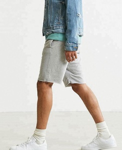 Short de course en vrac pour hommes, extensible dans 4 sens, coupe Slim, Gym, coton, polaire, vente en gros - Product Image 4