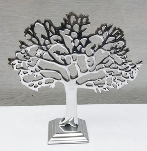 Arbre décoratif de maison en métal, arbre en métal, décoration de salon - Product Image 4