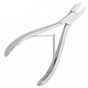 Coupe-ongles pour ongles incarnés, lames droites, acier inoxydable, double ressort, fabriqué au Pakistan - Product Image 1