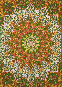 Tapiz estrella Mandala colgante de pared para decoración del hogar hermosa cubierta de mesa pequeña hecha a mano algodón Hippie por consignadores indios - Product Image 5