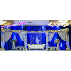 Piliers de cristal en Fiber de cristal, 1 pièce, Set moderne de scène de mariage, style indien, décoration, fabrication de scènes de mariage - Product Image 1