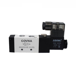 Électrovanne d'irrigation COVNA 4V210 <span class=keywords><strong>08</strong></span> 1/4 pouces DC24V électrovanne pneumatique à air à bobine unique