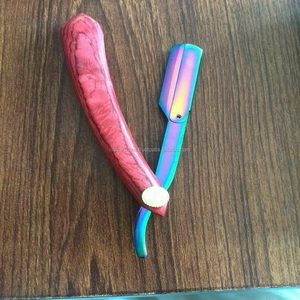 Afeitadora de pelo de acero inoxidable para cejas, herramienta profesional para afeitar Barba, Barbero, con filo recto - Product Image 2