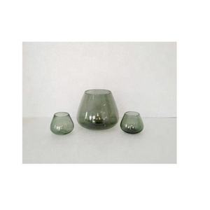 Florero para decoración del hogar, jarrón nórdico, florero de cristal negro de lujo para decoración de bodas y restaurantes de HOTEL - Product Image 2