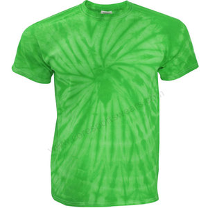 Custom Made Men & Women Newest Fashion Green <b>Die</b> Color <b>Tie</b> Dye T-<b>Shirt</b> - Product Image 1