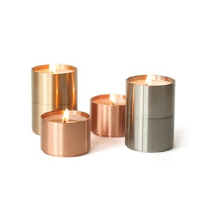 Bougeoir votif en pot de cuivre pour la décoration intérieure et le stockage et le conteneur des aliments disponibles auprès de l'exportateur indien - Product Image 1