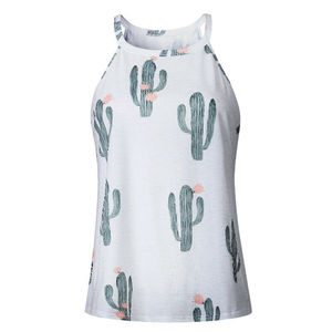 Camiseta sin mangas personalizada de sublimación para mujer - Product Image 1