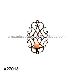 Home Goods Decorative Dark Black <b>Wall</b> Candle Holder - Product Image 3