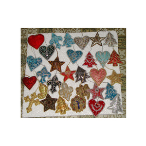 Handmade Zari Christmas <b>Tree</b> Decorative <b>Ornaments</b> - Product Image 1