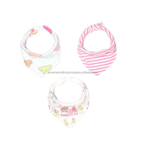 Baberos de algodón con estampado personalizado para bebé, Bandana de alta calidad, nuevos patrones - Product Image 1