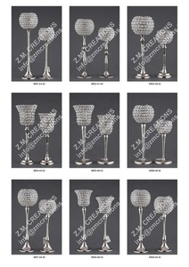 Luxueux support votif de Style marocain écologique à la main mariage en relief cristal métal maison salon hôtel décoration - Product Image 4