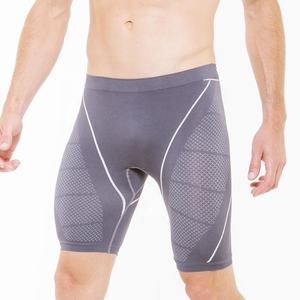 Short de survêtement de compression pour unisexe Biker Workout Fitness Gym Wear Solid - Product Image 2