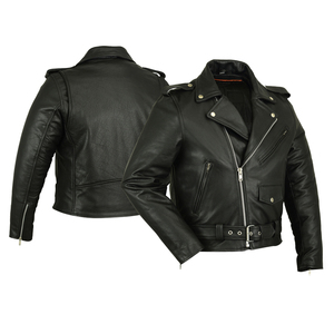Chaqueta de cuero de alta calidad para motocicleta, protección para conductores, de cuero, a la moda - Product Image 1