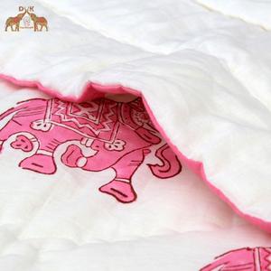 Couette pour bébé 100% coton, 1 pièce, couverture en mousseline, bloc à main, couvre-lit kvibration imprimée, pour bébés et nourrissons - Product Image 5