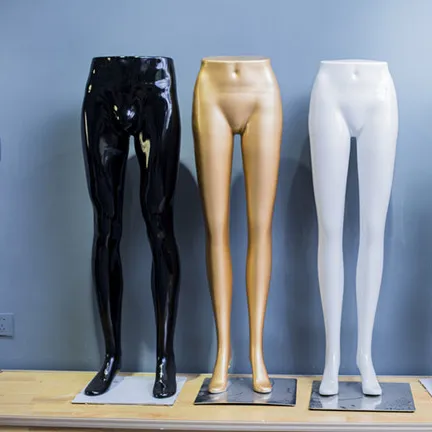 Hosen display plus größe niedrigerem körper männlichen bein mannequin