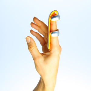 เฝือกนิ้วเบสบอลอะลูมิเนียมขนาด S-M-L สีส้มและสีขาวได้รับการรับรอง CE ISO จากการดูแลสุขภาพแบบพรีเมี่ยม - Product Image 6