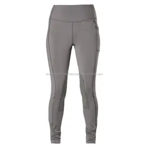 Shemax 2023 Top Horse Riding Equestrian Wholesale Custom High Quality All Colors Available Women's Riding Tights Dark Grey