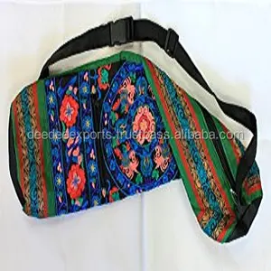 批发高品质印花瑜伽垫袋，用于携带瑜伽配件和垫OEM高品质私人标签印度